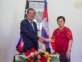 សម្តេច​តេជោ ហ៊ុន សែន អញ្ជើញ​ជួបពិភាក្សា​ការងារ​ជាមួយ លោកជំទាវ Maria Fernanda Lay ប្រធានរដ្ឋសភា​ទីម័​រឡេ​ស្តេ​