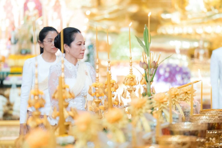 លោកជំទាវ​បណ្ឌិត ពេ​ជ ចន្ទ​មុន្នី ហ៊ុន​ម៉ា​ណែ​ត អញ្ជើញ​ចូលរួម​ពិធី​បុណ្យកាន់បិណ្ឌ​ទី​១ វត្ត​បទុម​វ​តី រាជ​វ​រា​រាម